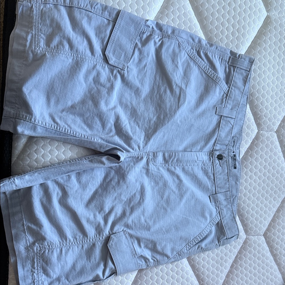 Carhartt Relaxed Fit Light Gray Shorts